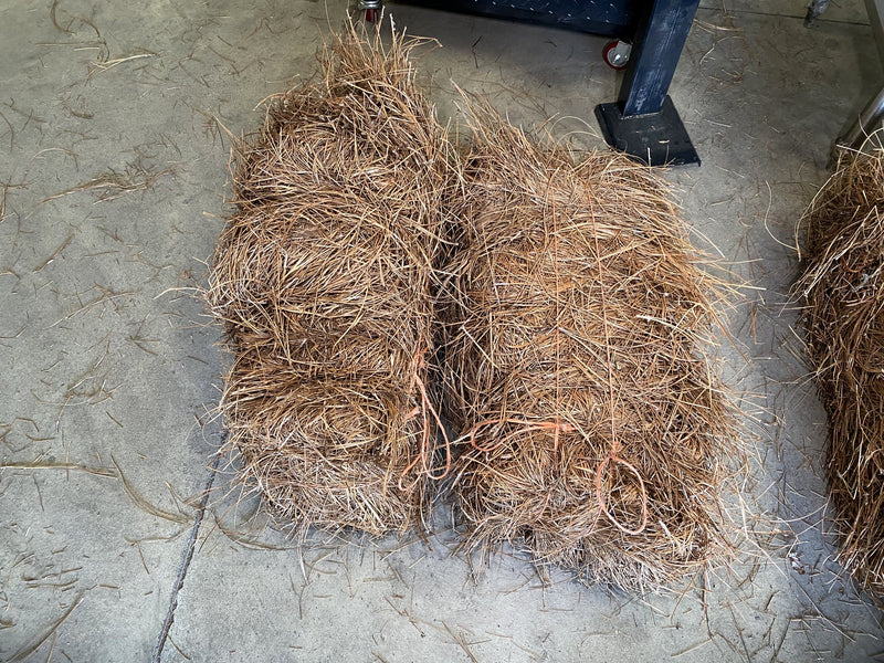 Two bales side by side