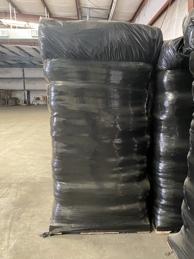 A wrapped pallet, ready to ship